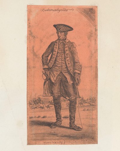 Porträt von Adjutant Daniel Brown von William Baillie