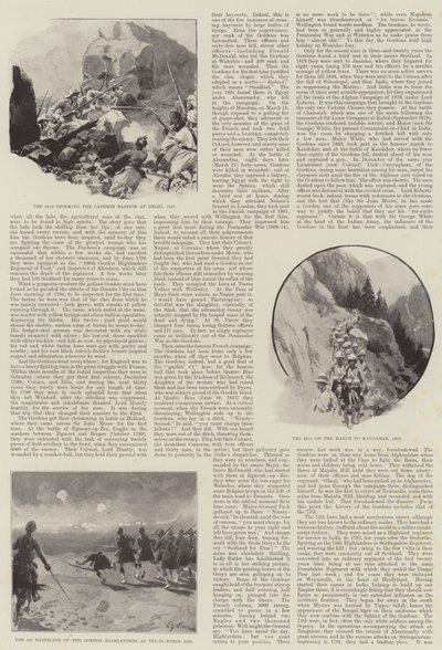 Die Gordon Highlanders und ihre tapferen Taten der Vergangenheit von William Barnes Wollen