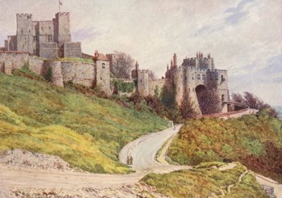 Dover Castle vom Castle Hill von William Biscombe Gardner