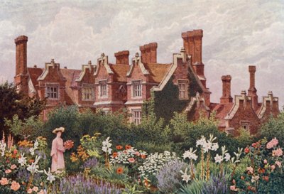 Hollingbourne Manor vom oberen Garten von William Biscombe Gardner
