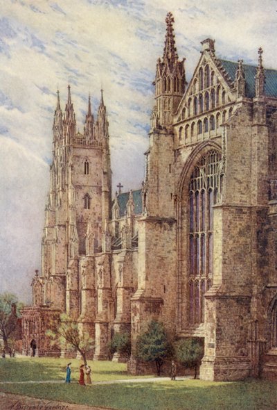 Südwestliches Querschiff und St. Georgs Turm, Kathedrale von Canterbury von William Biscombe Gardner