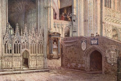 Das Martyrium, Canterbury Cathedral von William Biscombe Gardner