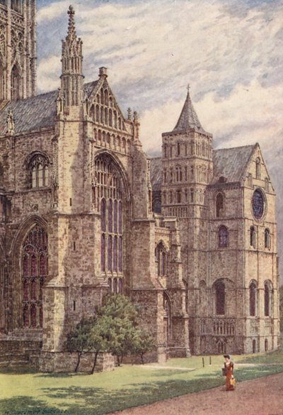 Die Südseite der Kathedrale von Canterbury von William Biscombe Gardner