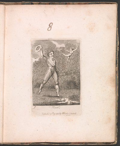 Für Kinder. Die Tore des Paradieses, Platte 9, "Ach!" von William Blake
