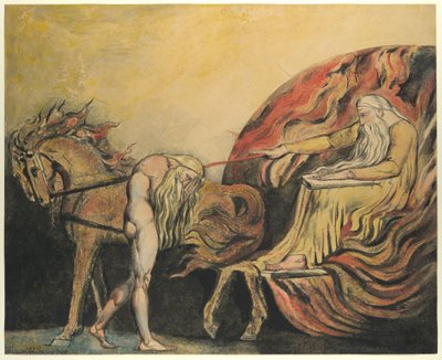 Gott richtet über Adam von William Blake