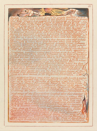 Jerusalem, Platte 36 von William Blake