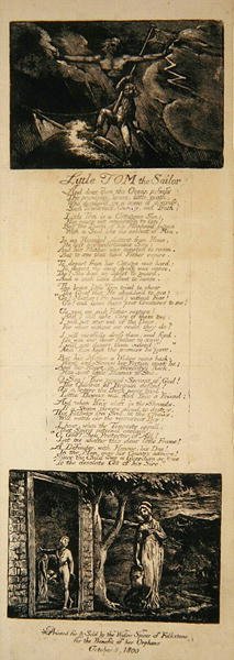 Kleiner Tom der Seemann, von William Hayley von William Blake