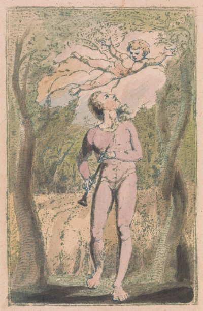 Songs of Innocence and of Experience, Platte 1, Innocence Frontispiz (Bentley 2) von William Blake