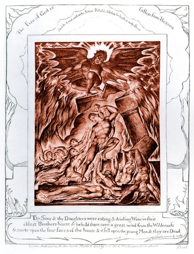 Das Buch Hiob Illustrationen von William Blake von William Blake