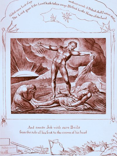 Das Buch Hiob, Illustrationen von William Blake von William Blake