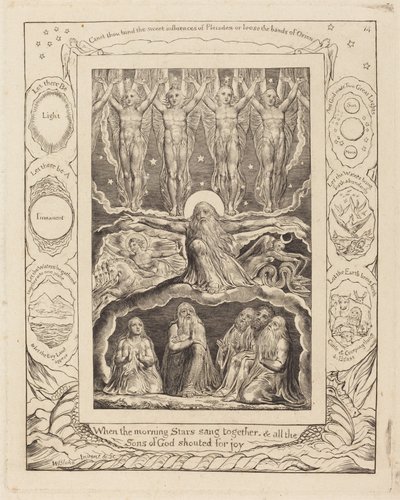 Die Schöpfung von William Blake