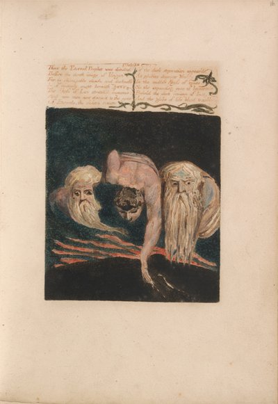 Das erste Buch Urizen, Tafel 20 (Bentley 15) von William Blake
