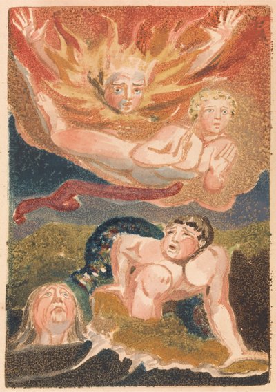Das erste Buch Urizen, Platte 22 (Bentley 24) von William Blake
