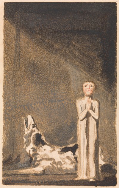 Das erste Buch Urizen, Tafel 24 (Bentley 26) von William Blake