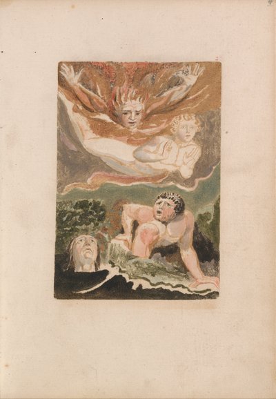 Das erste Buch Urizen, Tafel 4 (Bentley 24) von William Blake