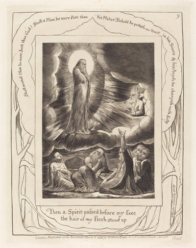 Die Vision von Eliphas von William Blake
