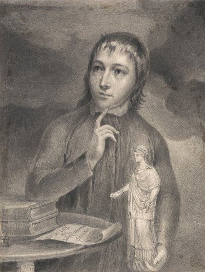 Thomas Alphonso Hayley, Zeichnung in Halbfigur von William Blake