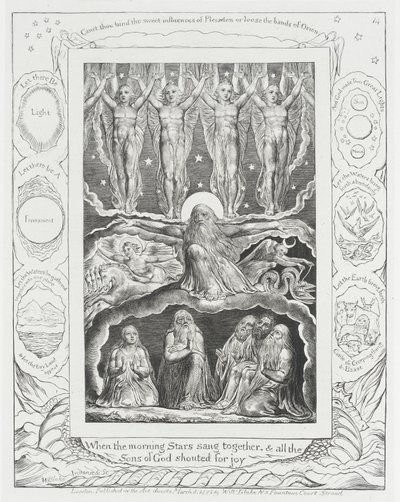 Als die Morgensterne zusammen sangen von William Blake
