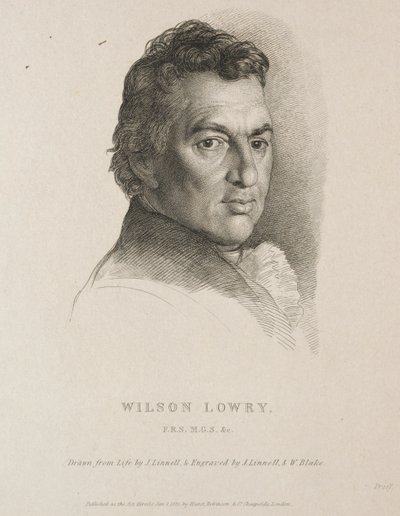 Wilson Lowry, 1825 von William Blake
