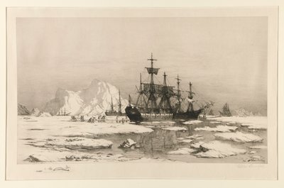 Robbenfänger in der Arktis, nach dem Gemälde: Unter den Eisfeldern, 1875 von William Bradford