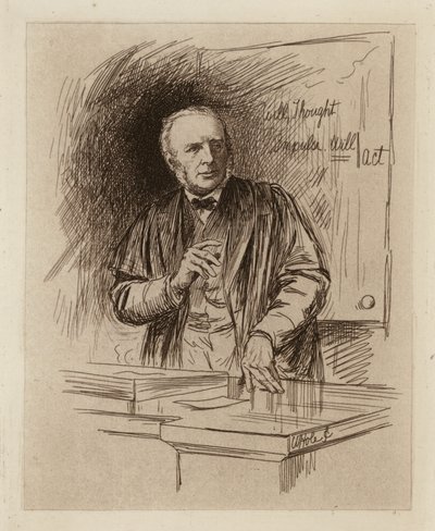 Henry Calderwood, Professor der Moralphilosophie von William Brassey (after) Hole