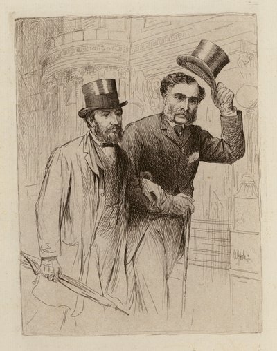 Thomas Smith Clouston, Dozent für Geisteskrankheiten; Douglas Argyll Robertson, Dozent für Augenkrankheiten von William Brassey (after) Hole