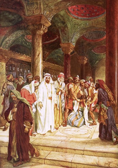 Jesus und die Ehebrecherin von William Brassey Hole