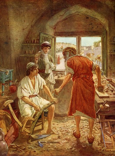 Jesus als junger Mann von William Brassey Hole