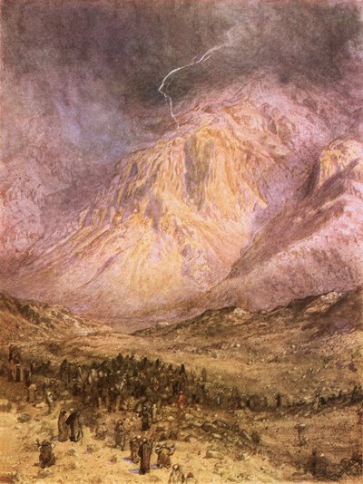 Die Gesetzgebung am Sinai von William Brassey Hole