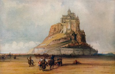 Mont St. Michel, um 1861 von William Callow