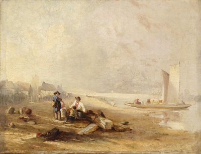 Ein Flussufer von William Clarkson Stanfield