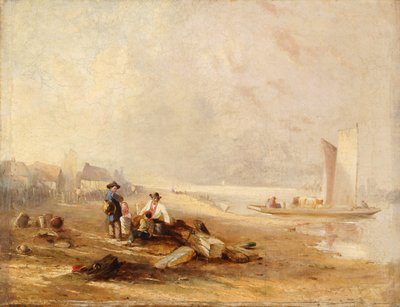 Ein Flussufer von William Clarkson Stanfield