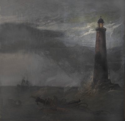 Aktvorhang für The Lighthouse, 1855 von Clarkson Frederick Stanfield