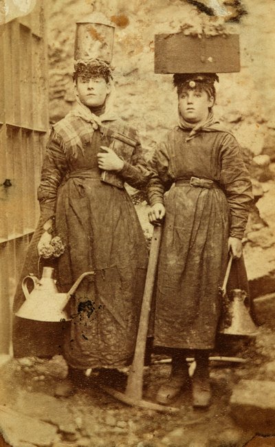 Arbeiter aus den Tredegar Eisenwerken, Wales von William Clayton