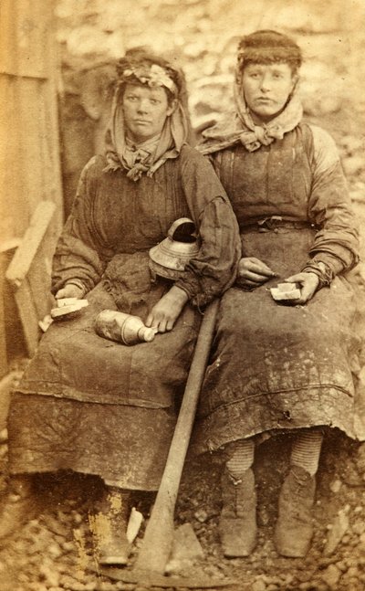 Arbeiter der Tredegar Eisenwerke, Wales von William Clayton