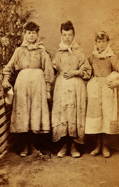 Arbeiter aus den Tredegar Eisenwerken, Wales von William Clayton