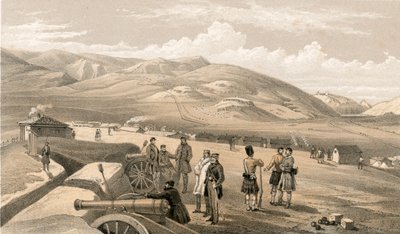 Highland Brigade Camp, Blick nach Süden von William Crimea Simpson