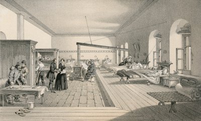 Eine der Stationen des Krankenhauses in Scutari von William Crimea Simpson