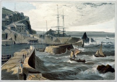 Mevagissey, Cornwall, 1825 von William Daniell