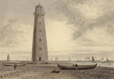 Die Leuchttürme von Orford Ness, Suffolk von William Daniell