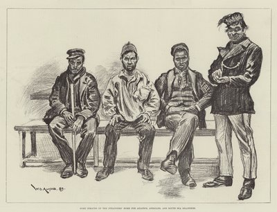 Einige Insassen des Fremdenheims für Asiaten, Afrikaner und Südseeinsulaner von William Douglas Almond