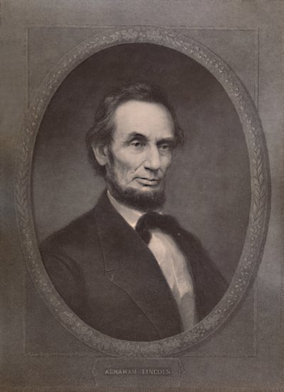 Abraham Lincoln, 16. Präsident der Vereinigten Staaten, 19. Jahrhundert von William Edgar Marshall