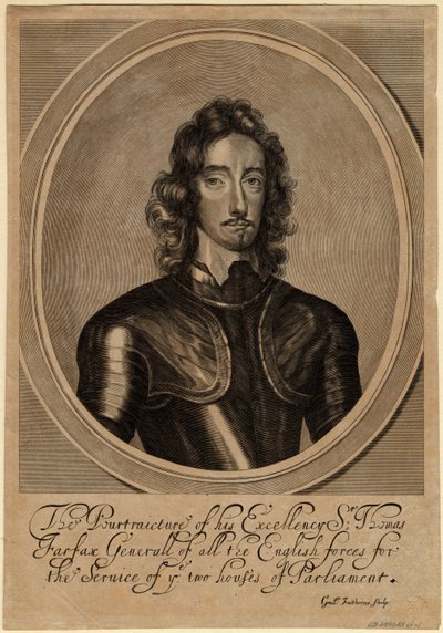 Thomas Fairfax, 3. Lord Fairfax von Cameron, 1645 von William Faithorne the Elder
