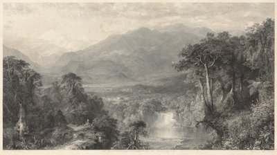 Das Herz der Anden von William Forrest, after Frederic Edwin Church