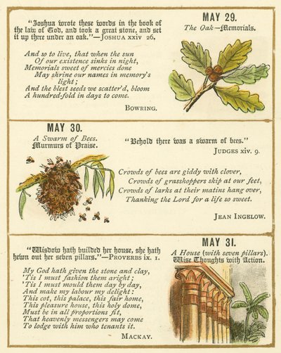 Seite aus dem Bibel-Emblem-Jubiläumsbuch von William Foster
