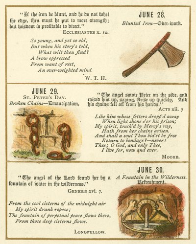 Seite aus dem Bibel-Emblem-Jubiläumsbuch von William Foster