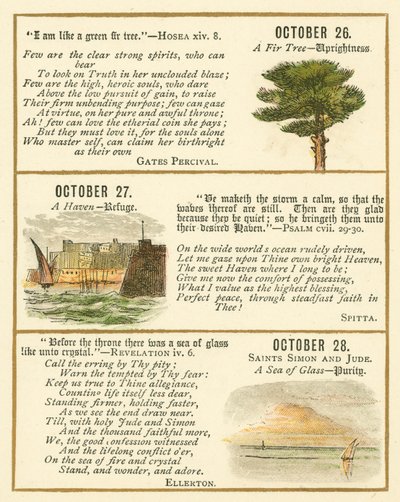 Seite aus dem Bibel-Emblem-Jubiläumsbuch von William Foster
