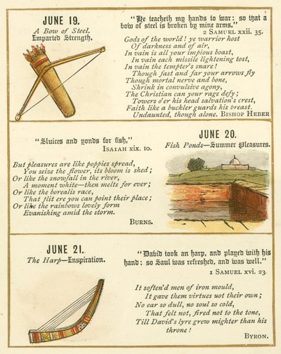 Seite aus dem Bibel-Emblem-Jubiläumsbuch von William Foster