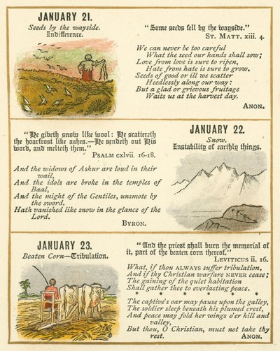 Seite aus dem Bibel-Emblem-Jubiläumsbuch von William Foster