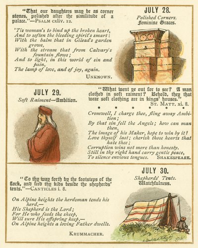 Seite aus dem Bibel-Emblem-Jubiläumsbuch von William Foster
